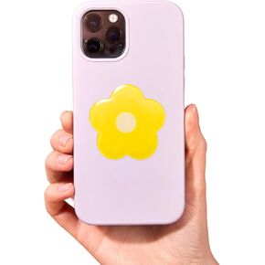Cute Phone Grip, Daisy Kindle Holder, Kindle Accessories, Smartphone Grip, Collapsable, Expandale Tablet Stand(Blue Daisy)