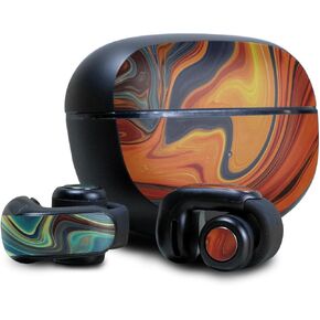 Skin Compatible with Bose Ultra Open Earbuds - Almond Blossom - Premium 3M Vinyl Protective Wrap Decal Cover - Easy to Apply | Crafted in The USA by MightySkins