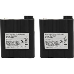 Karier 2Pcs BATT5R 900mAh Ni-MH Battery Compatible for AVP7 GXT300 GXT325 GXT400 GXT450 GXT550 GXT650 GXT710 GXT760 GXT795 GXT850 GXT860 GXT900 GXT950 GXT1000 GXT1050 Radio