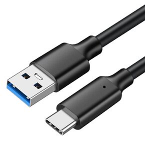 USB3.2 Type A to Type C Cable, USB3.2 Gen2 10Gbps USB-C Data Cable, 60W PD Fast Charging, Android Auto Cable, Compatible with Galaxy S23 S22 S21 Note 20, Pixel, iPad Pro, SSD (3.2FT)