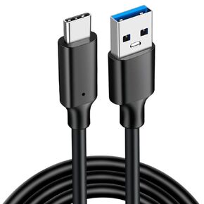 USB3.2 Type A to Type C Cable, USB3.2 Gen2 10Gbps USB-C Data Cable, 60W PD Fast Charging, Android Auto Cable, Compatible with Galaxy S23 S22 S21 Note 20, Pixel, iPad Pro, SSD (3.2FT)