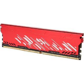 32GB DDR4 3200MHz, 25600 Bandwidth, Metal Case Fast Cooling Gaming, CL 18 22 22 42, Gaming, Desktop Memory Kit Red (8GB)