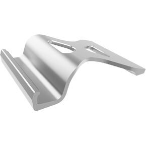 LALANA THREEKEY Mini Cell Phone Stand, Aluminum Phone Stand for Desk Compatible with All Mobile Phones, Electronic Reading Devices(4-7'') Sliver