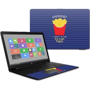 MightySkins Skin Compatible with HP 17t Laptop 17.3" (2017) - All My Friends are Dead | Protective, Durable, and Unique Vinyl Decal wrap Cover | Easy to Apply, Remove | Made in The USA