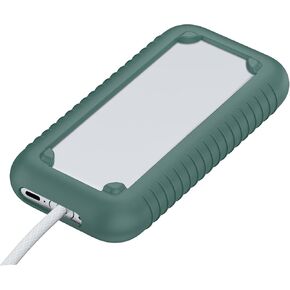 AWINNER Compatible for Apple Vision Pro Battery Case, Silicone Protective Cover, Anti-Scratch, Fall-Proof, Soft Case (Black)