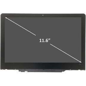 Replacement (Support stylus) for Lenovo Thinkpad 11e Yoga Gen 6 20SE 20SF 5M10W64489 5M10W64486 5M10W64487 5M11B01074 5M11B01075 LCD Touch Screen Display Assembly 11.6" 1366x768