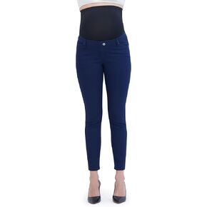 Maternity Work Pants for Women, Skinny Leg Over The Belly, Pregnancy Must Haves for Summer – 29" Inseam