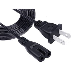 2 Prong Power Cord Replacement for JBL PartyBox Party Box 310 710 110 Speaker Power Cord 8ft IEC C7 AC Cable
