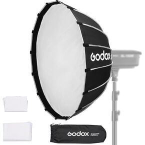 Godox Softbox S120T 47.2in/120cm Quick Release Umbrella Softbox Bowens Mount - Portable Versatile Precise Control - Ideal for Studio Photography Live Streaming and Travel