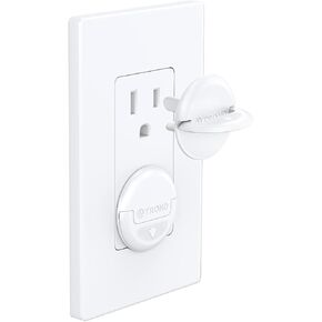 TROND Outlet Covers Baby Proofing, 32 Pack, Plug Covers with Hidden Pull Handle, for Child Safety, Pet Proofing, Dust Proofing, White