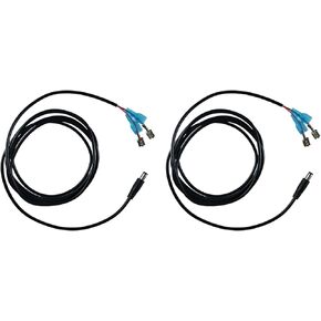 2 Pcs Trail Camera Power Cord 79-inch/2M DC External Power Cable, Compatible with 5.5x2.1mm DC Plug (5.5×2.1mm)