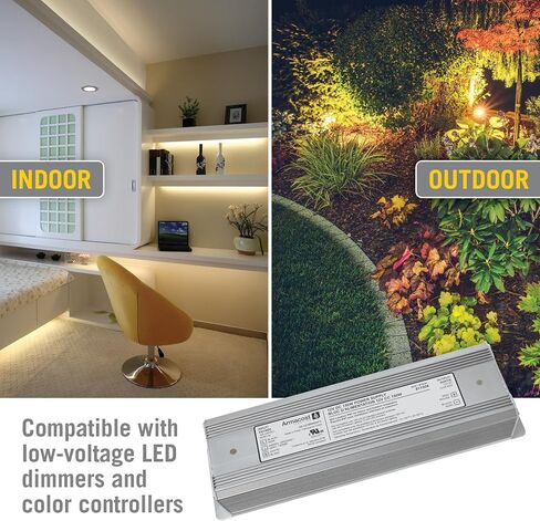 Armacost Lighting 811504 150 Watt Standard Indoor/Outdoor Power Supply, Gray in Saudi Arabia