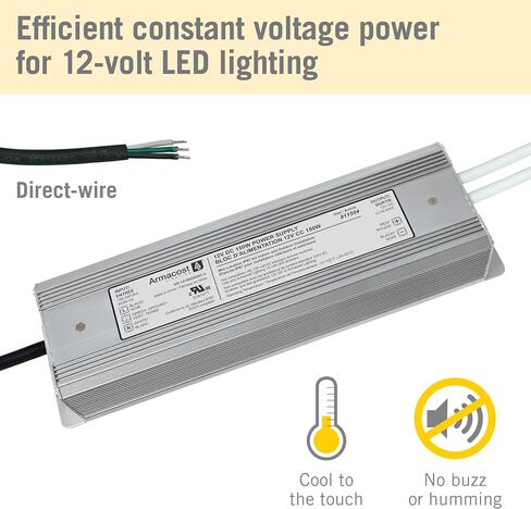 Armacost Lighting 811504 150 Watt Standard Indoor/Outdoor Power Supply, Gray in Saudi Arabia
