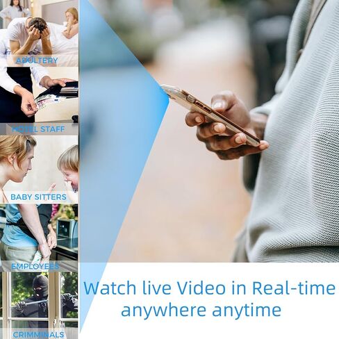 كاميرا واي فاي مخفية، شاحن جداري، كاميرا تجسس، مخرج USB لاسلكي مع عرض عن بعد in Kuwait