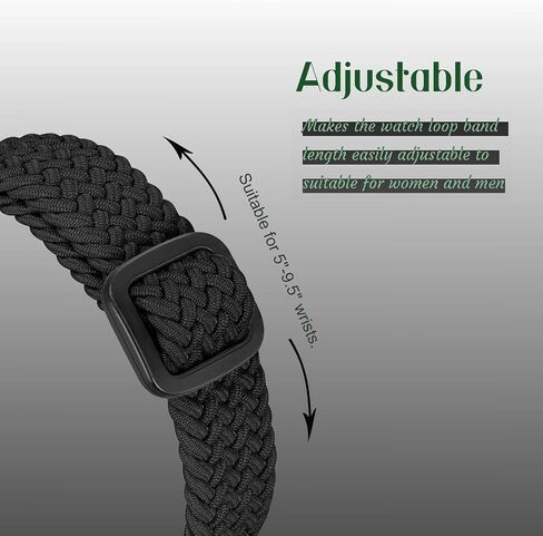 3 عبوات من الأربطة المرنة المضفرة المتوافقة مع إصدار خاص من Fitbit Luxe/Luxe، أربطة قابلة للتمدد قابلة للتعديل من أجل Fitbit Luxe للنساء والرجال in Kuwait
