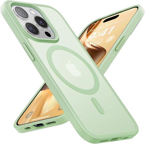 Magnetic for iPhone 16 Pro Max Case Compatible with MagSafe, [16FT Drop Protection] Shockproof 16 ProMax Phone Case for MagSafe Wallet Sleeve, Magnetic Car Holder, Magnetic Charger, Black in Saudi Arabia