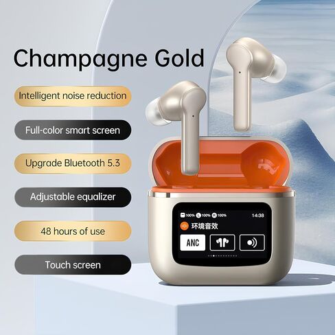 Wireless Earbud Headphones with Microphone, Bluetooth 4.0, Noise Cancelling, Waterproof, Black (Black), T68Proe in Saudi Arabia