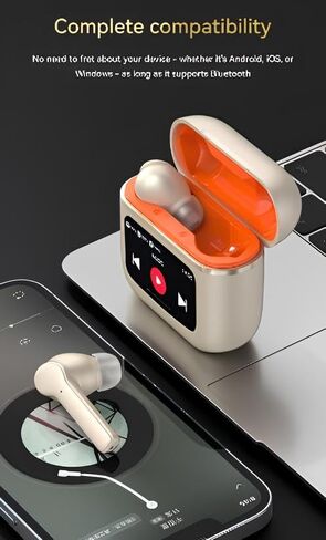 Wireless Earbud Headphones with Microphone, Bluetooth 4.0, Noise Cancelling, Waterproof, Black (Black), T68Proe in Saudi Arabia