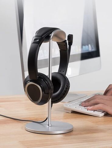 DG-S Headphone Stand, Desktop Headset Holder, Aluminum Supporting Bar for All Headphones. DG-S (Silver) in Saudi Arabia