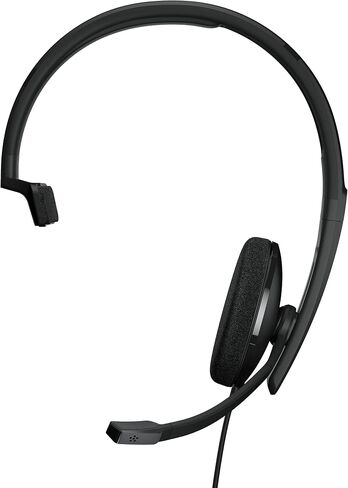 EPOS | Sennheiser Adapt 130 USB-C II (1000917) - Wired, Single-Sided, UC Optimized Headset with USB-C Connectivity - Superior Sound - Enhanced Comfort, Call Control - Black in Saudi Arabia