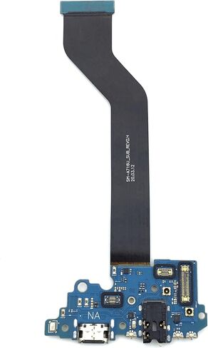 Galaxy Tab A71 5G USB شحن ميناء الكابلات المرنة استبدال سامسونج غالاكسي A71 5G نوع C شاحن قفص الاتهام مجلس الكابلات المرنة موصل SM-A716U جزء إصلاح مع أدوات in Saudi Arabia