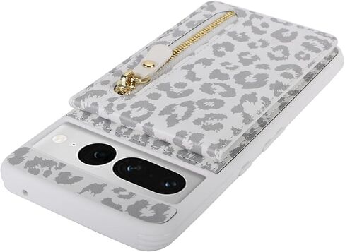 Jaorty for Google Pixel 7 Phone Case with Card Holder,Pixel 7 Case Wallet for Women Men, PU Leather Zipper Wallet Case,6.3",Black in Kuwait