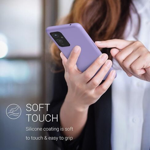 kwmobile Case Compatible with OnePlus 9 (EU/NA Version) Case - TPU Silicone Phone Cover with Soft Finish - Lavender Grey in Saudi Arabia