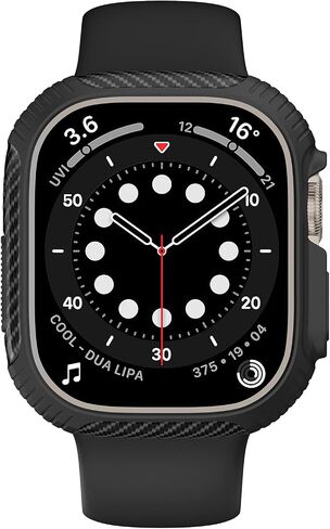 2 Pack Compatible with Apple Watch Ultra 2/Ultra Case 49mm, Ultra-Thin Soft Carbon Fiber TPU Edge Bumper Case Shockproof Frame Shell Protective Case Cover for Apple Watch Ultra 2/Ultra 49mm in Saudi Arabia