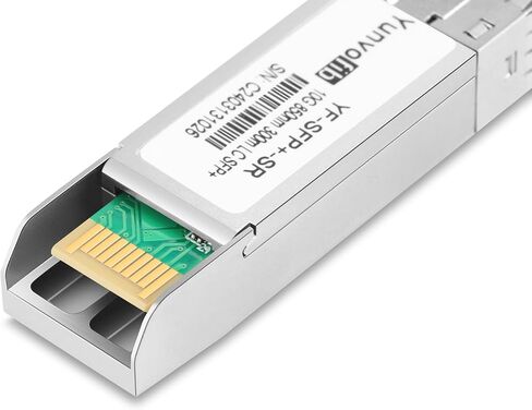 10GBase SR Duplex SFP+ to LC Multimode MMF 850nm Optical Gigabit Ethernet Fiber Transceiver Module up to 300Meters Compatible with Cisco SFP-10G-SR, Ubiquiti UniFi, Mikrotik, and More in Saudi Arabia