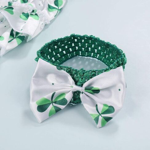 BESTOYARD Rompers Summer Outfits Newborn Toddler Kids Print Jumpsuit Headband Set(66,0-6 Month) 3pcs Green in Saudi Arabia