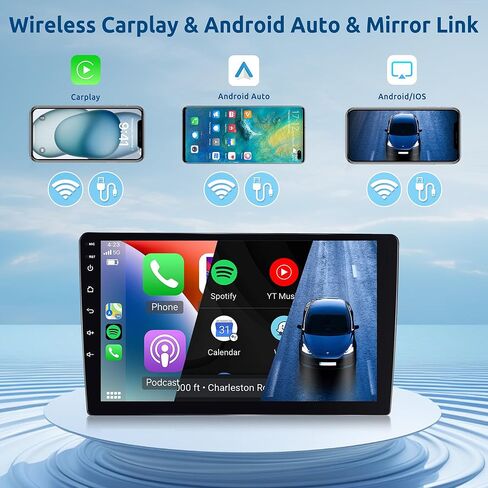 ستيريو سيارة أندرويد 2G + 64G لسيارة Nissan Murano 2011 2012 2013 2014، راديو السيارة اللاسلكي Carplay Android Auto، وحدة رأس شاشة تعمل باللمس مقاس 9 بوصة مع GPS WiFi Bluetooth Mirror Link FM RDS كاميرا احتياطية وميكروفون in Saudi Arabia