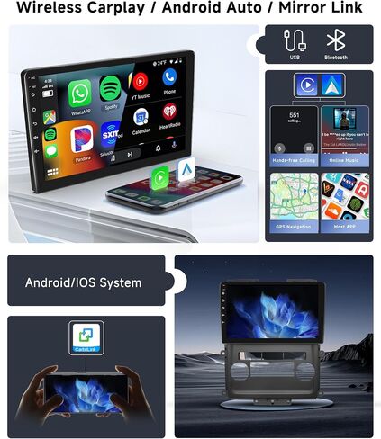 [8 CORE 4G+64G] Car Radio for 2009-2012 Nissan Frontier Xterra with Wireless Carplay/Android Auto, 9 Inch Android 13 IPS Touch Screen Car Stereo, Bluetooth, GPS Navi, WiFi, SWC, Backup Camera in Saudi Arabia