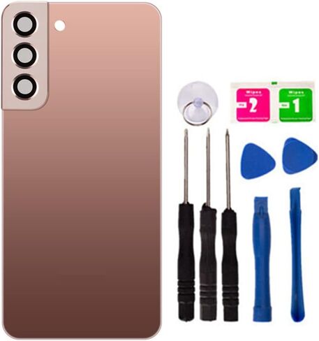 Replacement Repair Battery Back Glass Cover Back Housing Door Rear Panel for Samsung Galaxy S22 Plus S22+, with Frame Tape and Tools (with Camera Lens) (Blue) in Saudi Arabia