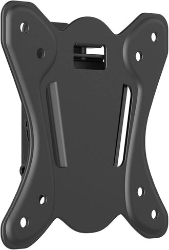 حامل جداري لشاشة إمالة WALI، دعامة تثبيت على تلفزيون RV صغيرة الحجم صغيرة الحجم لمعظم أجهزة تلفزيون LED وLCD وOLED وبلازما مسطحة حتى 27 بوصة، 55 رطلاً، فتحات تثبيت 75 و100 (1327LM)، أسود in Kuwait