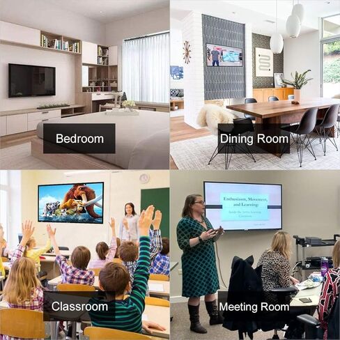 حامل جدار تلفزيون Suptek كامل الحركة قابل للتعديل لمعظم أجهزة تلفزيون بلازما LED LCD مقاس 15-42 بوصة حتى 55 رطلًا، VESA 75، 100، 200 مم، دوران، دوران، إمالة (MA2770-3260) in Kuwait