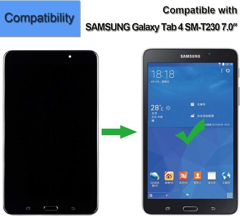 New Replacement LCD Screen Compatible with Galaxy Tab 4 SM-T230 SM-T230NU 7" inch with Frame and Tools in Saudi Arabia
