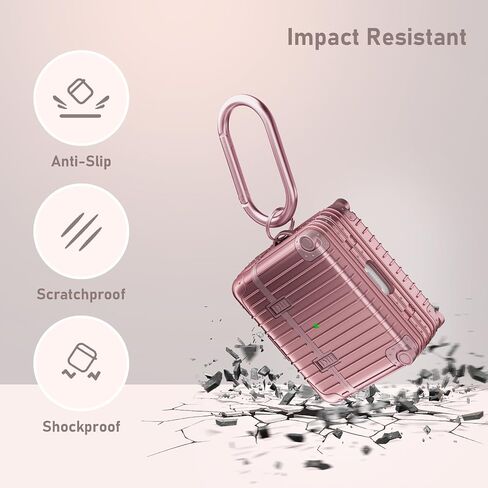 غطاء حافظة AirPods Pro 2، حافظة تصميم V-MORO لطيفة ومضحكة لأجهزة Airpods Pro الجيل الثاني/الأول، حافظة صلبة واقية لسماعات الأذن بغطاء مغناطيسي أنيق لأجهزة iPod Pro 2 والنساء والرجال مع سلسلة مفاتيح in Saudi Arabia