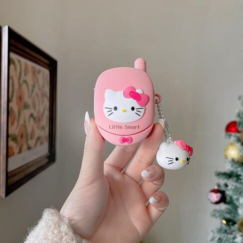 Semeving for Airpods Pro 2nd Generation Case 2022,Cute 3D Cartoon Silicone Cover for Airpods Pro 2 Case for Girls/Women(Pink) in Saudi Arabia