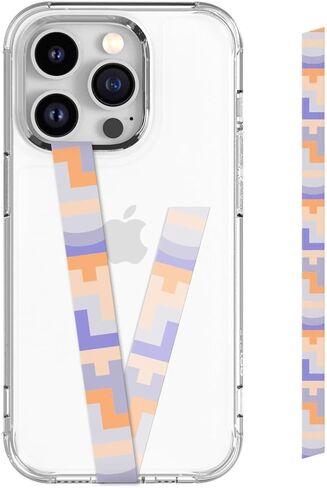 Araree Monoloop Finger Phone Grip، حزام الهاتف الخليوي لحافظة الهاتف قبضة هاتف غير مرنة شحن لاسلكي متوافق مع سحر الهاتف لجراب الهاتف - حامل مقبض الهاتف (أرجواني) in Kuwait