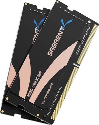 SABRENT Rocket DDR5 32GB SO-DIMM 4800MHz Memory Kit (2x16GB) for Laptop, Ultrabook, and Mini-PC (SB-DR5S-16GX2) in Kuwait