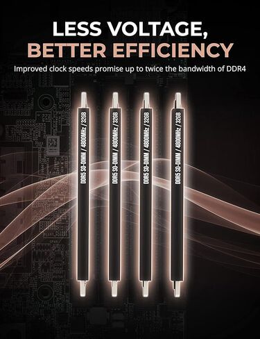 SABRENT Rocket DDR5 32GB SO-DIMM 4800MHz Memory Kit (2x16GB) for Laptop, Ultrabook, and Mini-PC (SB-DR5S-16GX2) in Kuwait