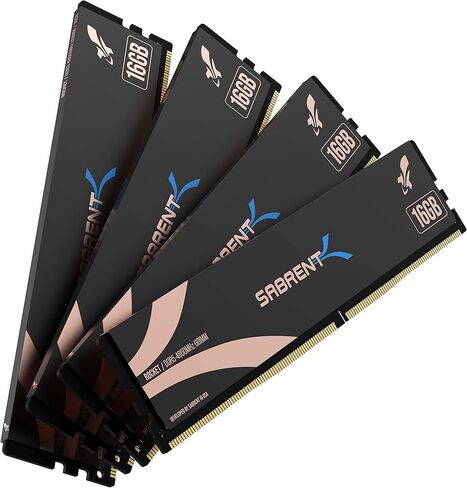 SABRENT Rocket DDR5 32GB SO-DIMM 4800MHz Memory Kit (2x16GB) for Laptop, Ultrabook, and Mini-PC (SB-DR5S-16GX2) in Kuwait