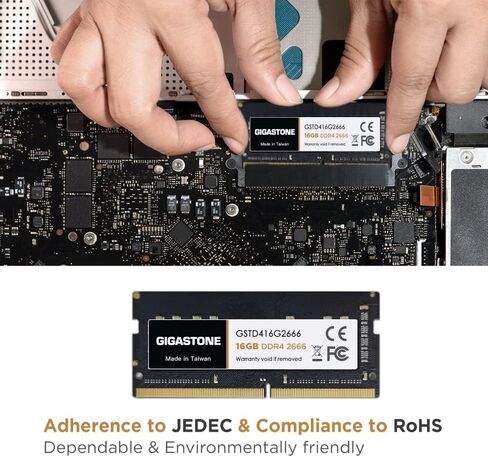 【ذاكرة الوصول العشوائي DDR4】 GIGASTONE 16 جيجابايت DDR4 2666 ميجا هرتز (2400 ميجا هرتز أو 2133 ميجا هرتز) PC4-21300 (PC4-19200/17000) CL19 1.2V SODIMM 260 Pin غير مخزن للكمبيوتر الدفتري المحمول غير ECC فقط ترقية وحدة الذاكرة in Kuwait