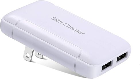 شاحن حائط USB رفيع، شاحن جداري بمنفذ USB مسطح رفيع بقدرة 15 وات، شاحن حائط USB قابل للطي، صندوق شحن لهاتف iPhone 15 14 13 12 11 Pro Max 6 6S 7 8 Plus، iPad، Samsung، HTC، Moto، LG in Saudi Arabia