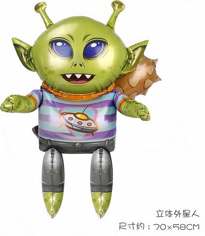 24 Pcs 12 Inch Alien Latex Balloons/Alien UFO Party Supplies Balloons/Green Inflatable Alien Prop Space/Halloween Party Decoration/Alien Birthday Party Supplies for Alien Party in Saudi Arabia