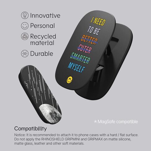 RHINOSHIELD GRIPMAX Compatible with MagSafe - Grip, Stand, and Selfie Holder for Phones and Cases, Repositionable and Durable, Best paired with RHINOSHIELD Phone Cases for MagSafe - Garden Stroll in Saudi Arabia