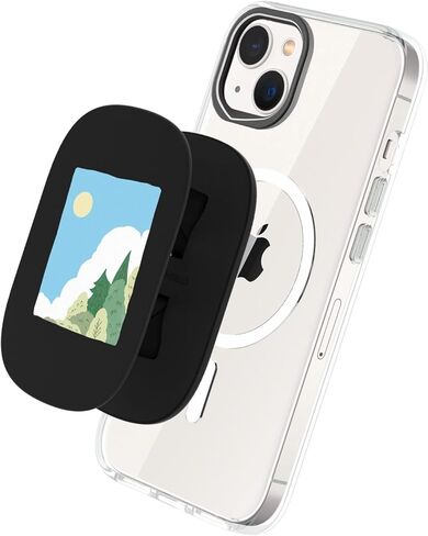 RHINOSHIELD GRIPMAX متوافق مع MagSafe - مقبض وحامل وحامل سيلفي للهواتف والحافظات، قابل لإعادة الوضع ومتين، أفضل مع حافظات هاتف RHINOSHIELD لـ MagSafe - غابة هادئة in Kuwait