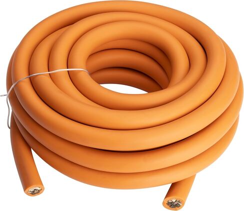 سلك طاقة KICKER Warhorse 50PWOR020 100% نحاس 1/0 AWG، 20 قدم، برتقالي، RoHS in Saudi Arabia
