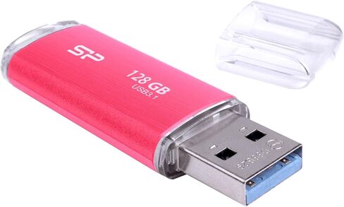 Silicone Power SP008GBUF3B05V1H USB Memory, 8GB, USB3.0, Sliding Type, Blaze B05, Pink in Kuwait