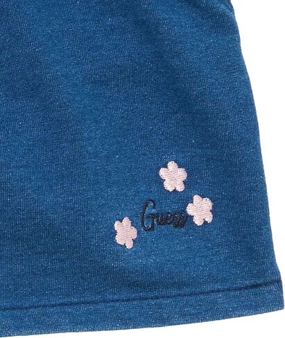 GUESS baby-girls Short Sleeve Organic Cotton Shirt and Denim Skirt in Saudi Arabia